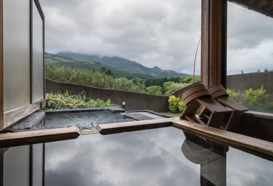 由布院 溫泉 旅館 私人風呂