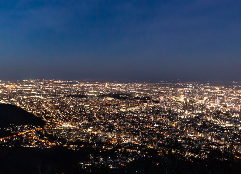 藻岩山夜景最佳時間
