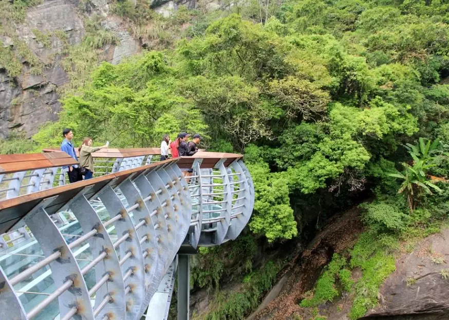 青蛙石天空步道 交通