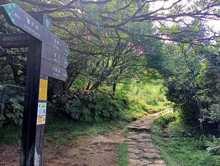 陽明山步道天氣