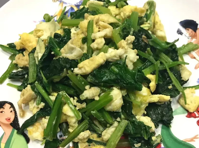 甜菠菜炒蛋做法 甜菠菜炒蛋做法
