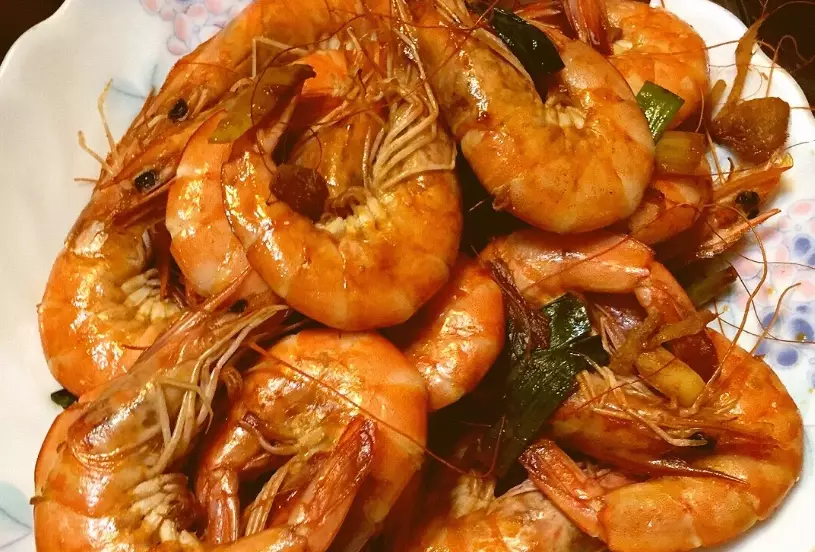炒蝦子